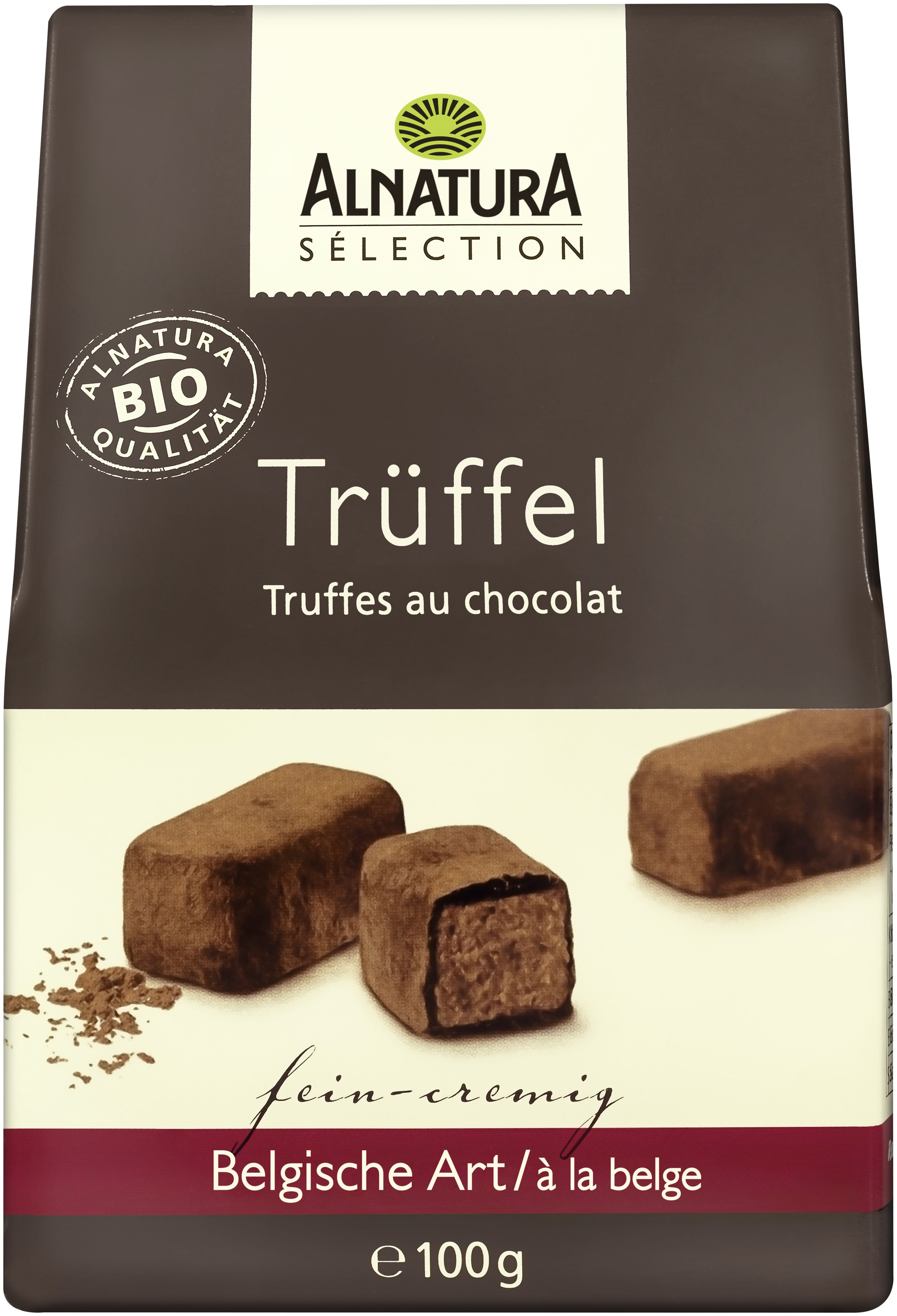 Trüffel Pralinen (100 g) in Bio-Qualität von Alnatura Sélection