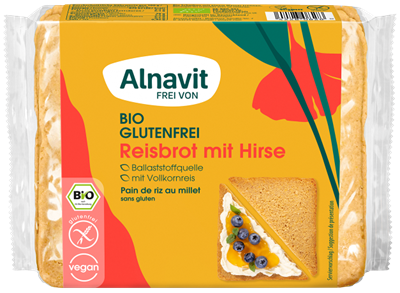 Reisbrot mit Hirse 