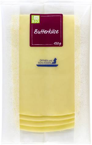 Butterkäse in Scheiben
