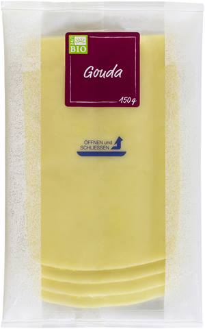 Gouda in Scheiben