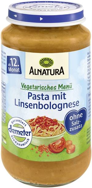 Pasta mit Linsenbolognese