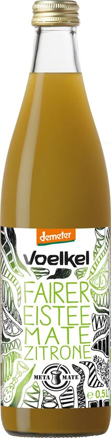Fairer Eistee Mate Zitrone