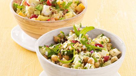 Bulgur-Salat mit Kichererbsen und Feta