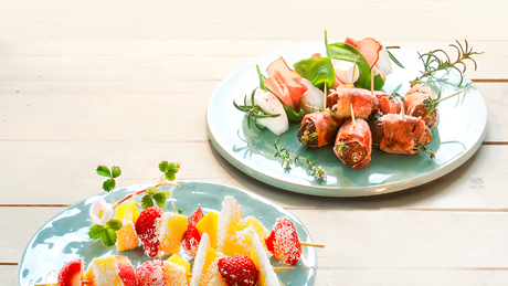 Datteln im Speckmantel