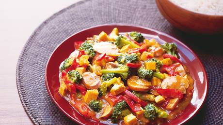 Cremiges Tofu-Gemüse