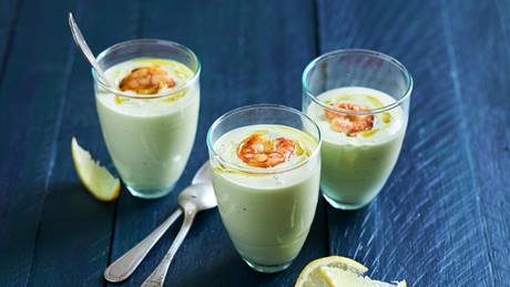 Geeiste Avocadocremesuppe