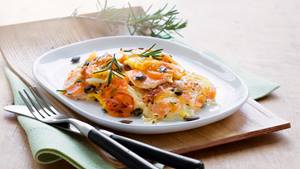 Kartoffelgratin mit Möhren