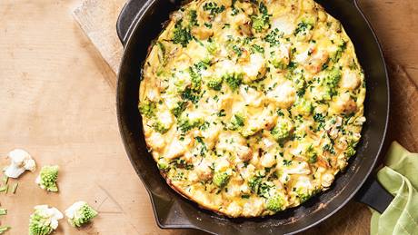 Romanesco-Blumenkohl-Frittata