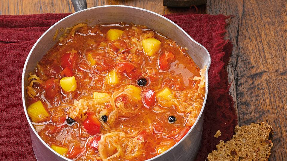 Deftiger Sauerkraut-Eintopf