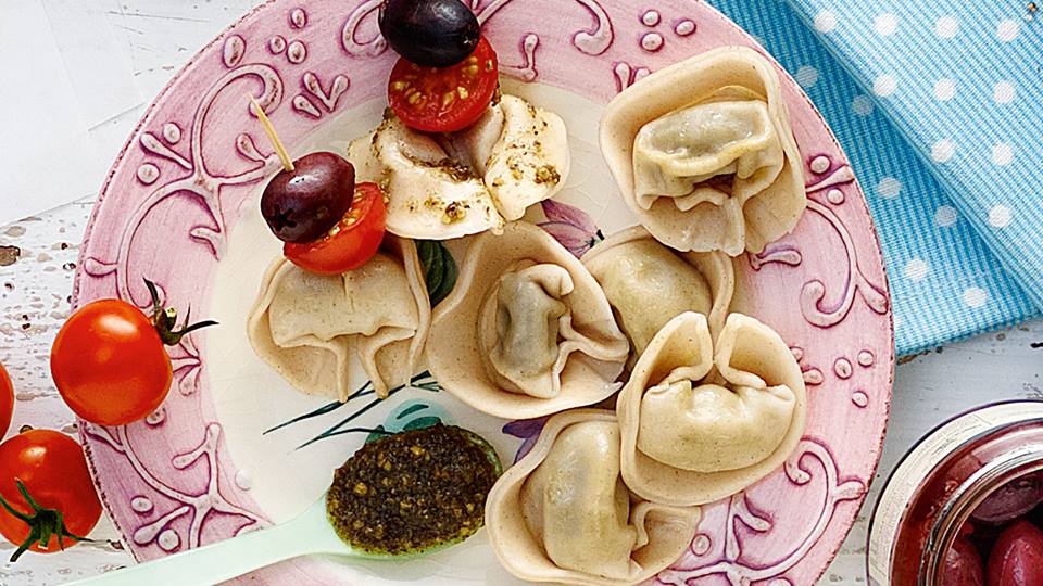 Tortelloni-Spieße