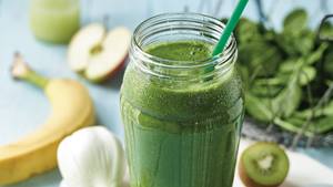 Grüner Smoothie mit Fenchelsaft
