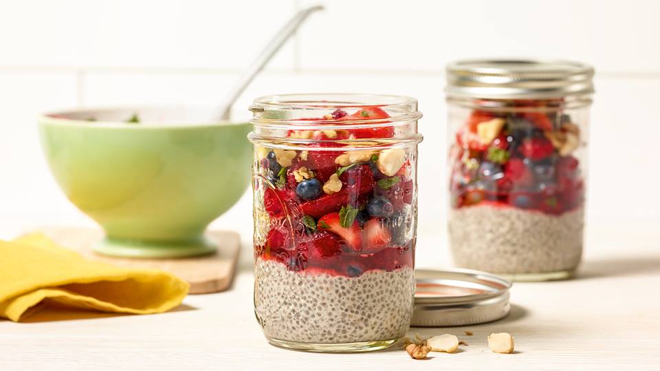 Frühstückssalat mit Chiasamen