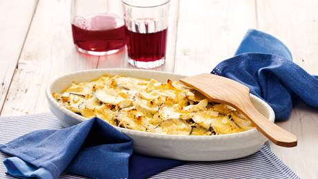 Moussaka mit Sojaschnetzeln