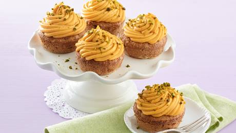 Möhren-Mandel-Cupcakes