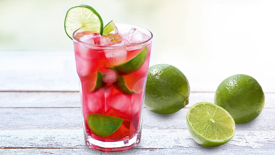 Eistee mit Wassermelone