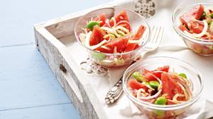 Sommersalat mit Wassermelone