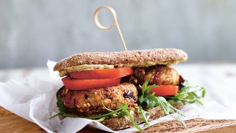 Mediterrane Gemüse-Burger