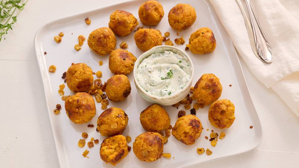 Karotten-Mais-Bällchen