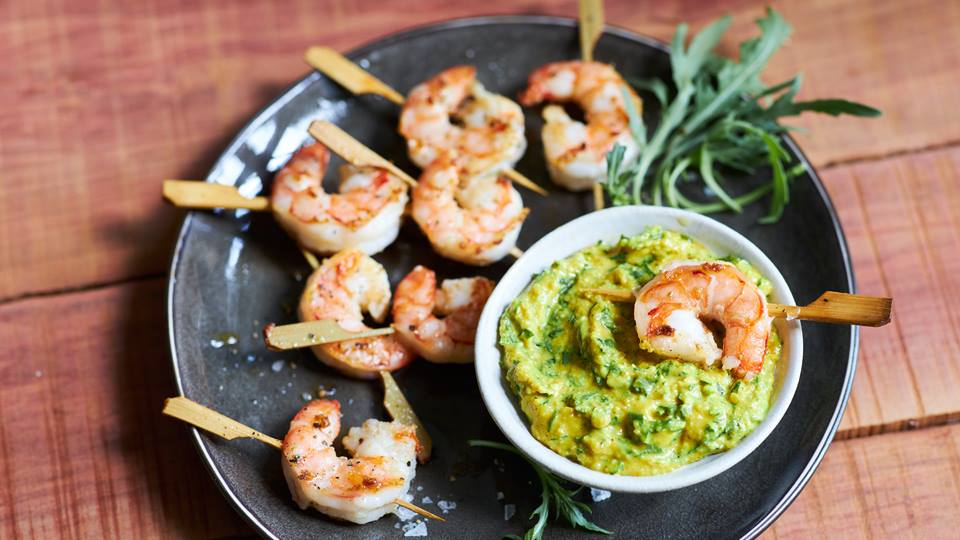 Kokos-Cashew-Dip mit Rucola