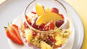 Obstsalat mit Hirse