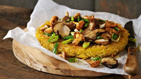 Rösti mit Pilzen