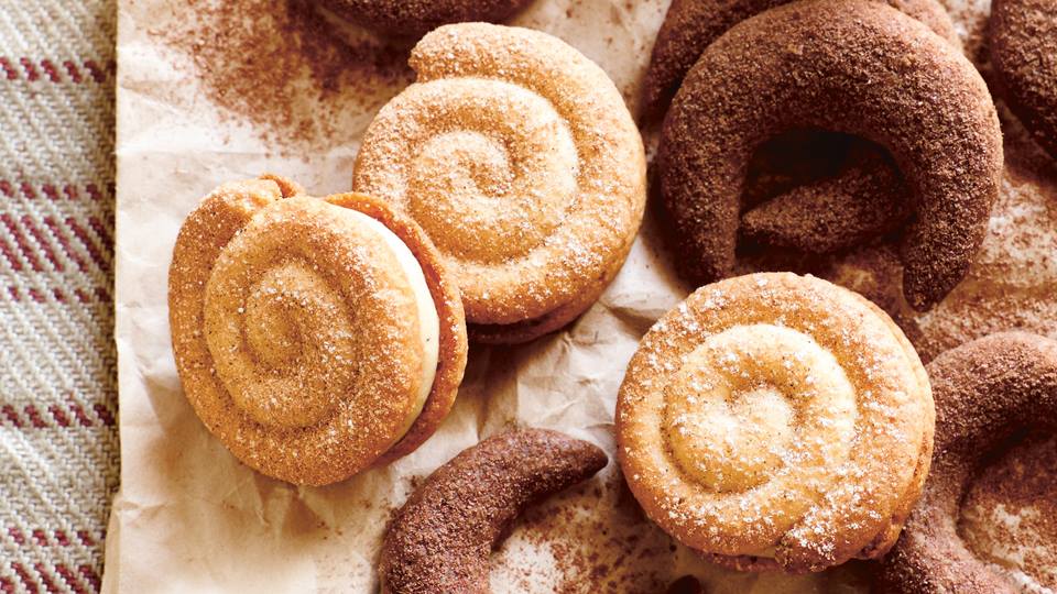 Sandteig-Schnecken mit Apfel-Zimt-Creme