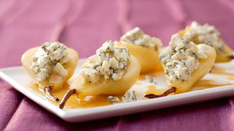 Birne mit Gorgonzola