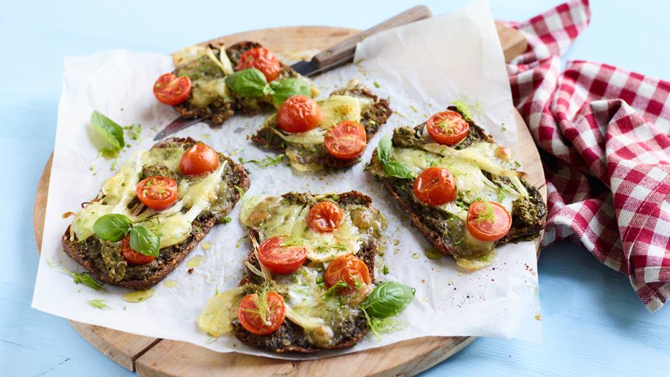 Toastbrötchen-Minipizza