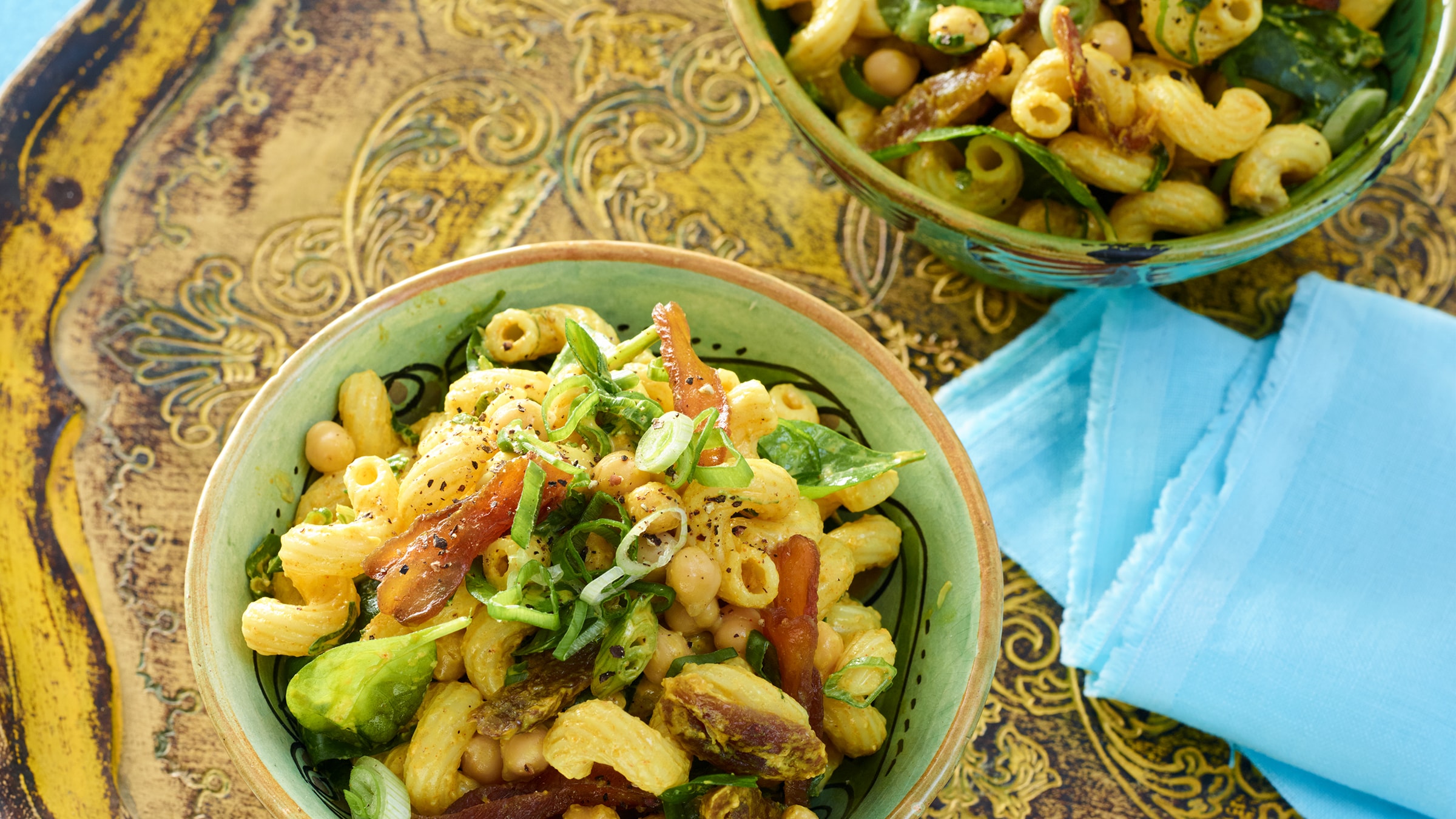 Orientalischer Nudelsalat mit Kichererbsen und Aprikosen Rezept selbst ...