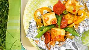 Tofu-Gemüse-Päckchen