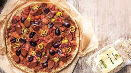 Quinoa-Pizza