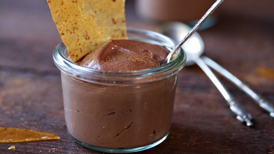 Chai-Schoko-Creme mit Ingwer-Karamell