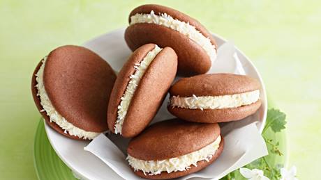 Schokohappen mit Mango-Frischkäse-Füllung