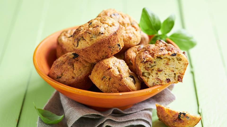 Tomaten-Basilikum-Muffins