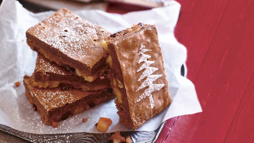 Schoko-Bratapfel-Brownies