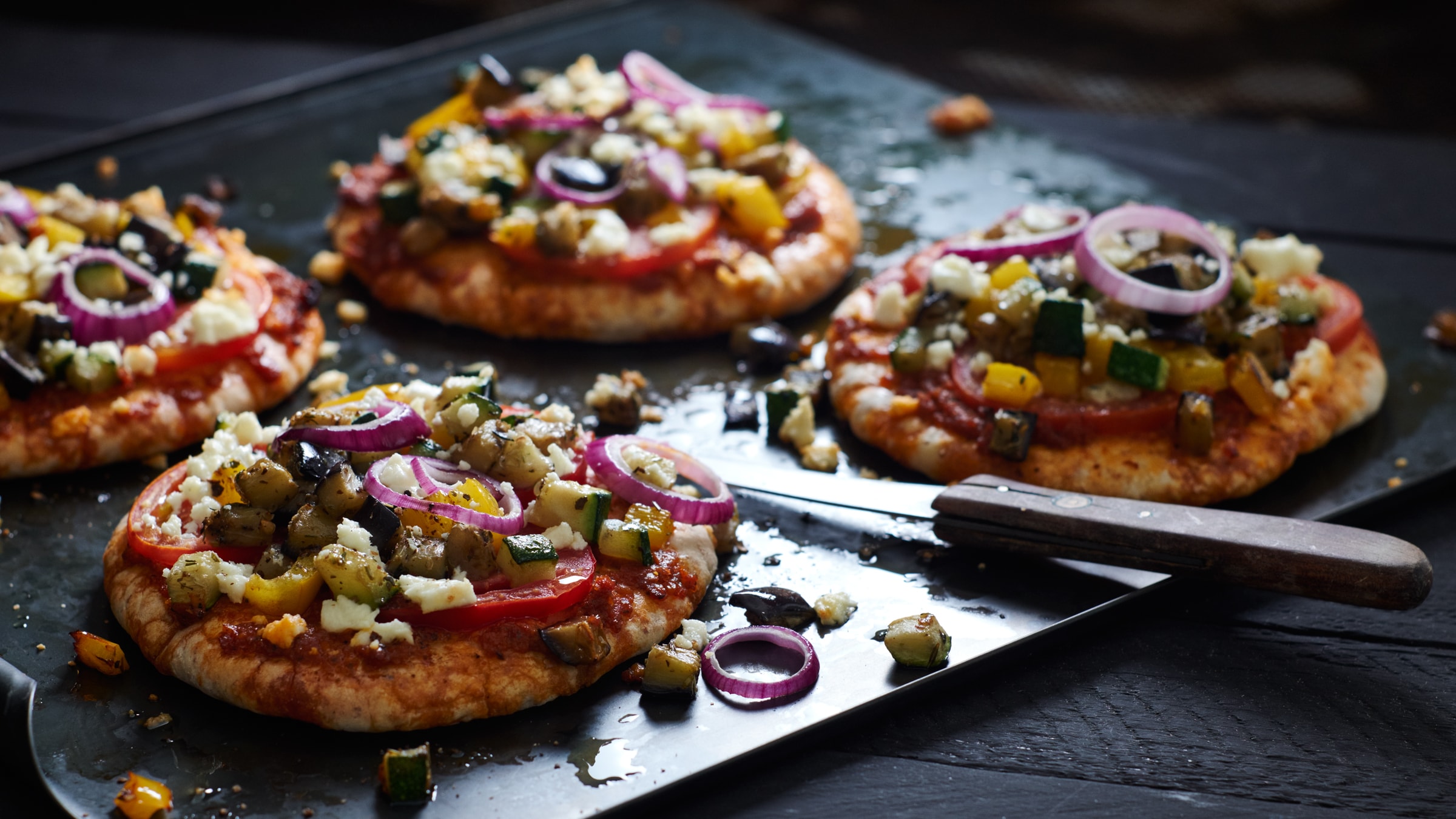 Kreative Pita-Pizza