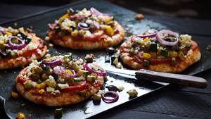 Kreative Pita-Pizza