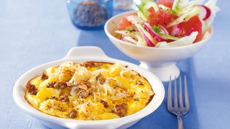 Sauerkrautauflauf mit Ananas