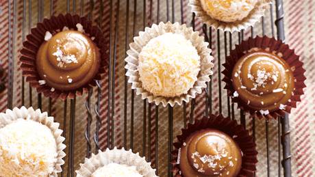 Orangen-Kokos-Trüffel