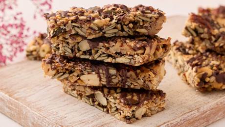 Kernige Schoko-Müsliriegel