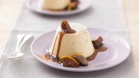 Pannacotta mit Balsamico-Feigen