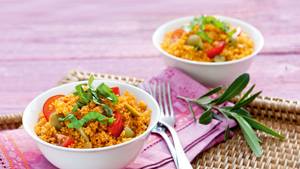 Tomaten-Couscous mit Basilikum