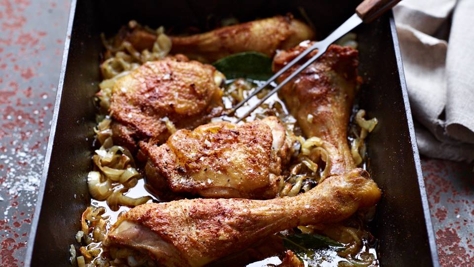 Hähnchenschenkel Tandoori Masala mit Gewürzreis