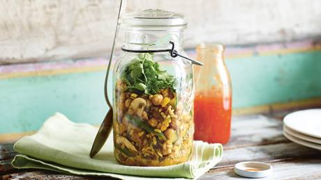 Asiatischer Reissalat