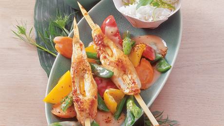 Hähnchen-Satay