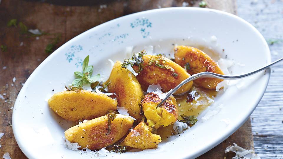 Kürbis-Grieß-Gnocchi