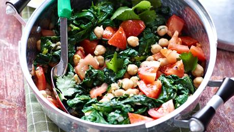 Spinat-Kichererbsen-Eintopf