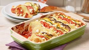 Knödel-Gemüselasagne