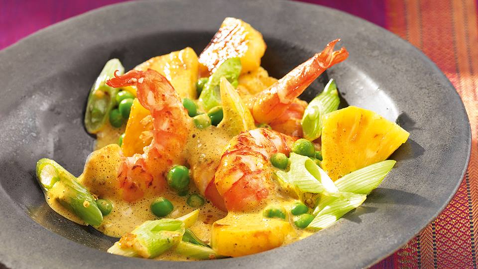 Ananas-Garnelen-Curry