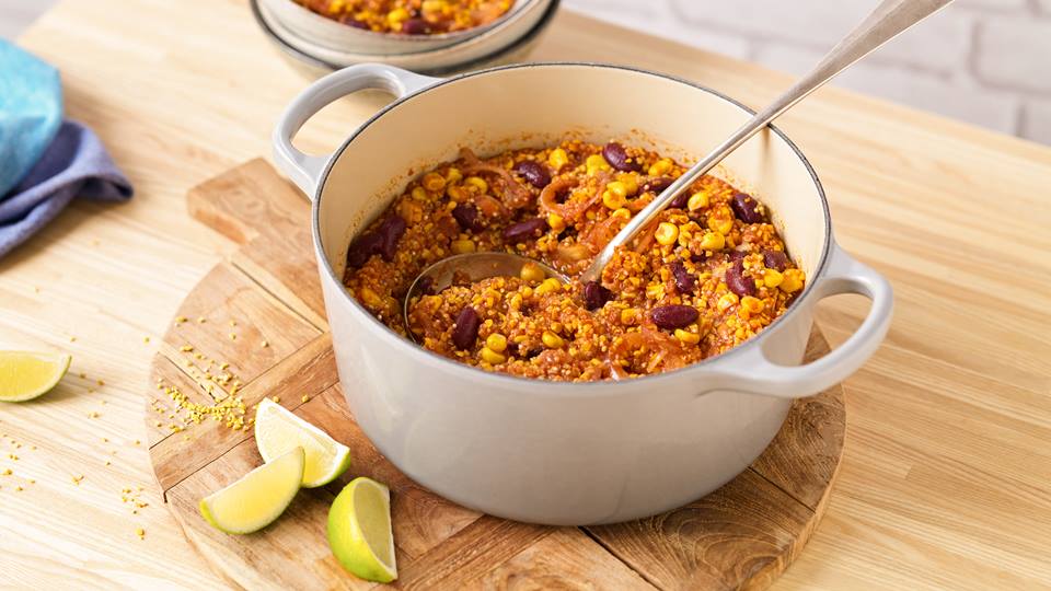 Quinoa-Chili-Lupinen-Eintopf